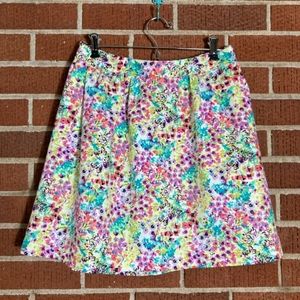 Victoria's Secret Flared Floral Skirt